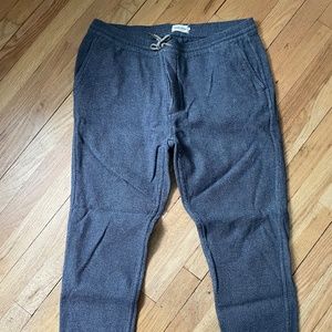 Taylor Stitch Men’s Sz XL Blue Waffle “Apres” Sweatpants